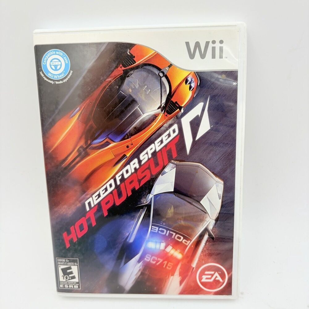 Need for Speed Hot Pursuit - Nintendo Wii (ESRB E10+) Racing Game